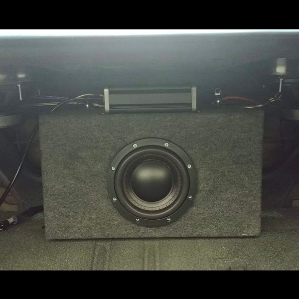 Single FU Audio 300 Series 6.5 Inch Subwoofer Setup w/FU Audio 6x9 Rear Deck Speakers