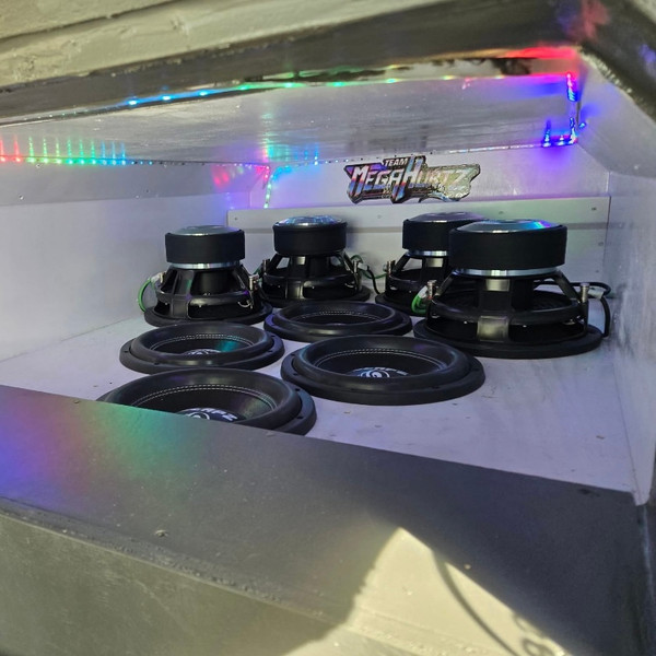 8X Slapz Audio Oblivion 12 Inch Subwoofer Setup w/Custom 6th Order Bandpass Box