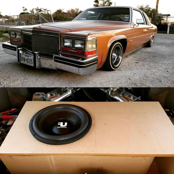 Cadillac Coupe Deville Low Rider w/ Single FU Audio 1800 Series 15 Inch Sub Setup