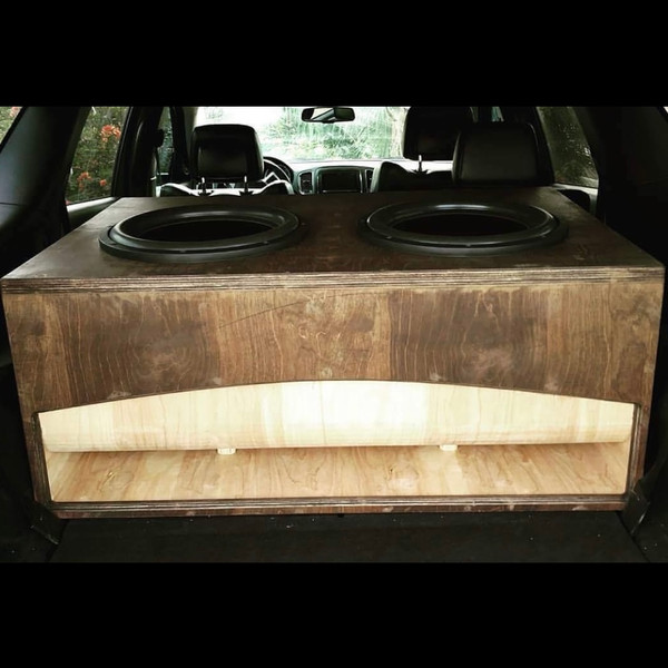 Dual FU Audio Subwoofer Setup w/Custom Build Slot Ported Plywood Box