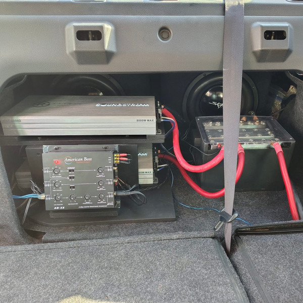 SoundStream Amplifier Wiring Installation w/Custom Lithium Battery & American Bass Crossover