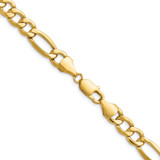 14k 9.4mm Semi-Solid Figaro Chain - BC-B33FAB89-3712