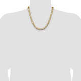 14k 9.4mm Semi-Solid Figaro Chain - BC-B4046AD4-6624