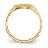 14k 9.5x10.0mm Closed Back Signet Ring - RS-848EC05E-5566