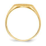 14k 9.5x10.0mm Closed Back Signet Ring - RS-90CE02C2-7038