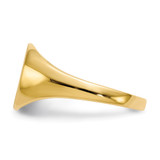 14k 9.5x10.0mm Closed Back Signet Ring - RS-90CE02C2-7038