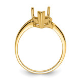 14k 9x6mm Pear Gemstone Ring Mounting