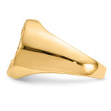 14k A Diamond men's ring