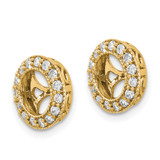 14k AA Diamond Earring Jacket - XJ-C6B449CA-7690