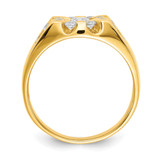14k AA Diamond men's ring - RM-57BA0612-7276