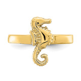 14K Adjustable Seahorse Toe Ring