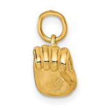 14K American Sign Language Alphabet Fingerspelling Sign O Pendant