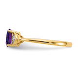 14k Amethyst and Diamond Ring - XB-219ADF3C-7657