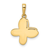 14k and White Rhodium Diamond-cut Fancy Butterfly Pendant - M2-675C3316-7160