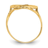 14k Angel Coin w/ Rope Frame Ring