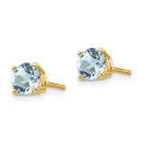 14k Aquamarine Post Earrings - XE-039E2EEA-1562