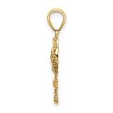 14K ARUBA On Palm Tree Pendant