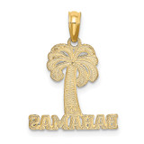 14K BAHAMAS Palm Tree Charm - K8-19A9B0CF-4804