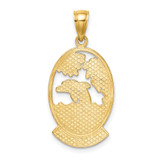 14K BARBADOS w/Dolphin Sunset Scene Charm