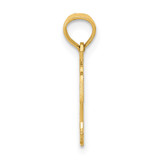 14k Basketball in Net Pendant