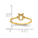 14k Birthstone Ring Mounting - XB-2FEAE3A7-6481