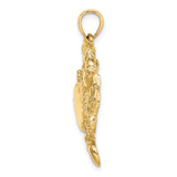 14K Blue Crab Charm - K8-A3B78559-9897