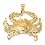 14K Blue Crab Charm - K8-A3B78559-9897