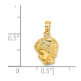 14k Boy Head Charm - D1-14CF6718-6841