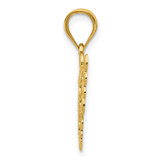14k Butterfly Pendant - K4-EC3729D7-3652