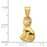 14k Cat Charm - A9-218BF61A-7891