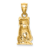 14K Cat Pendant - C4-F964E325-5047