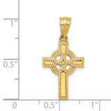 14k Celtic Cross Pendant - C1-3A90F4EE-3875