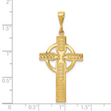 14k Celtic Cross Pendant - C1-9ED8D521-7883