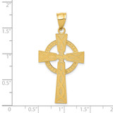 14k Celtic Cross Pendant - C8-CA7CB8AD-3054