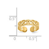 14k Celtic Toe Ring
