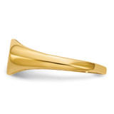 14k Child's AA Diamond Closed Back Signet Ring - RS-9A9960AA-1288