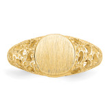 14k Childs Fancy Signet Ring - R2-346EA29C-7524