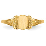 14k Childs Signet Ring