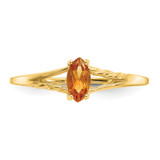 14k Citrine Birthstone Ring - XB-C94FC58D-4893