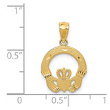 14k Claddagh Charm - M2-45F1204C-1280