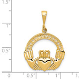 14k Claddagh Pendant - C1-87DE3C73-6947