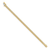 14k Complete 1.75 carat Round AA Diamond 4-prong 7 inch Tennis Bracelet