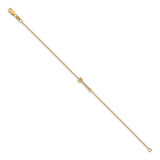 14k Complete 1/20 carat Diamond Arrow Bracelet