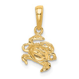 14k Crab Pendant - K2-F429F954-1913