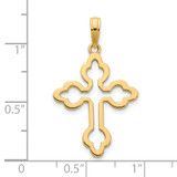14k Cross Charm - D5-09362DEB-2349
