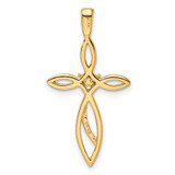 14k Cross Pendant Mounting - PM-E553EB0B-6376