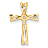 14k Cross Pendant Mounting - PM-EB06B73F-3608