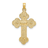 14K Crucifix W/ Budded Tips Charm - K8-D26FF49C-2663