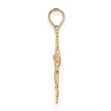 14K Crucifix W/ Fancy Tips Charm - K8-F04C28E3-1578