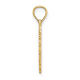 14K Cut-Out Delicate Cross Charm